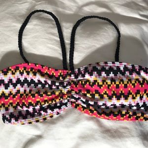 Kirra Bandeau Bikini Top with braided straps.